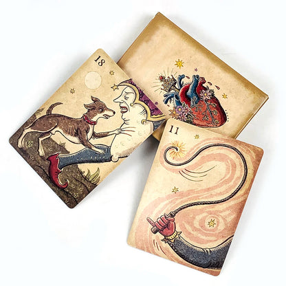 Oracle Cards A 36 Mysterious Divination Oracle Cards Party Entertainment Board Game,Perfect For Spiritual Guidance & Collectors