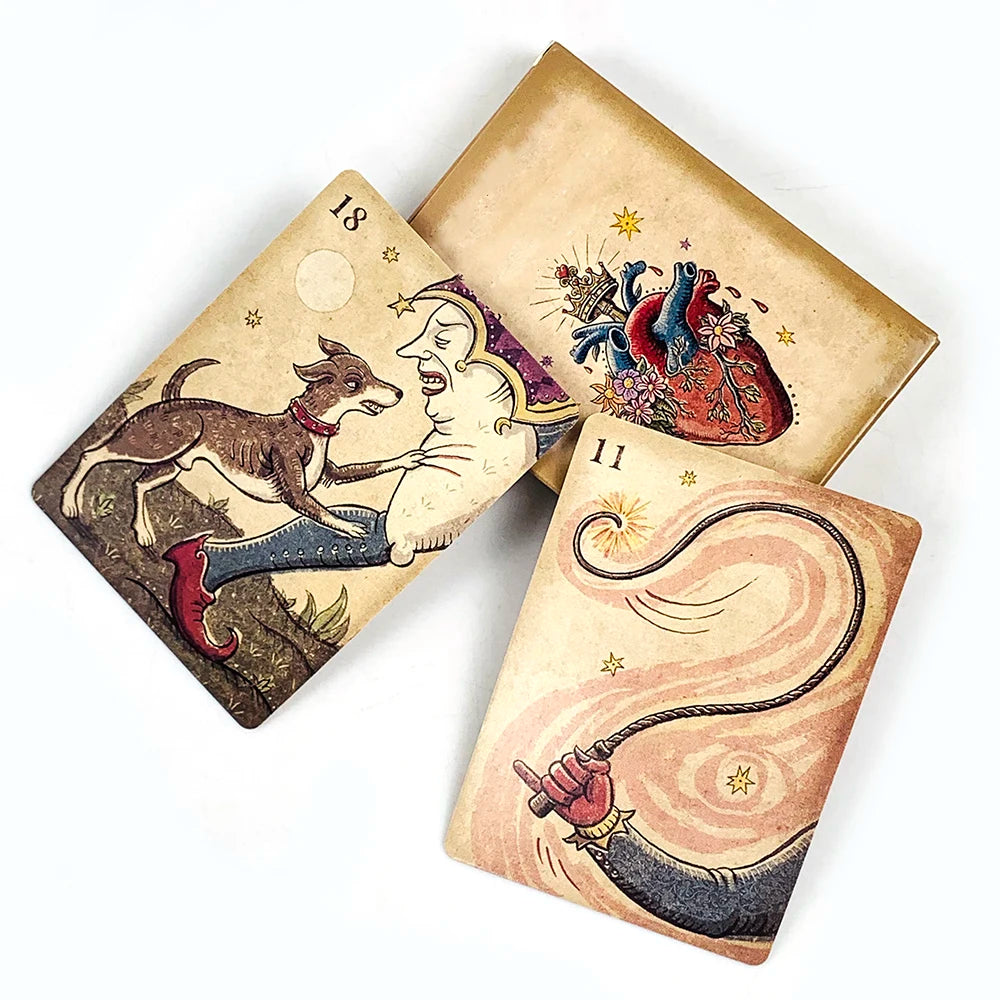 Oracle Cards A 36 Mysterious Divination Oracle Cards Party Entertainment Board Game,Perfect For Spiritual Guidance & Collectors