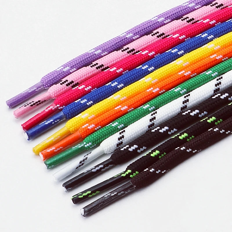 5mm thick Round Shoelace Outdoor Sports Laces Sneaker basketball Shoe Laces length 100/120/140/160cm Shoe accessories 1Pair