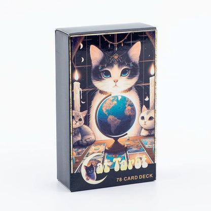cat tarot cat tarot deck tarot cards 78 card tarot deck beginner tarot deck tarot reading fortune telling cards spiritual gifts witchy gifts mystical gifts cat lover gift divination tools oracle and tarot metaphysical shop tarot collector spirituality tar