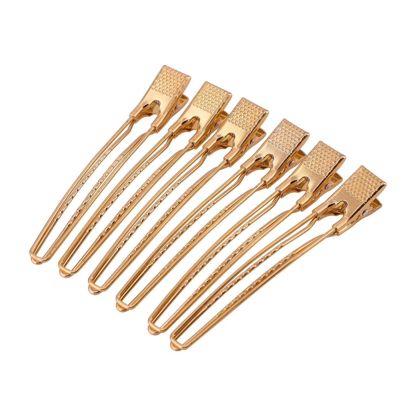 6Pcs/Set Hairdressing Alligator Hair Clips Salon Pro Seamless Clip Sectioning Barber Styling Barbershop Accessories