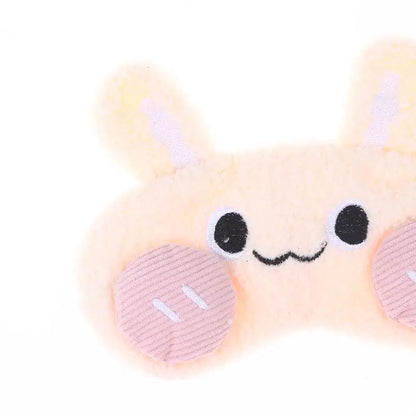 Cute Cartoon Plush Sleep Eye Mask Light Blocking Sleeping Eye Cover Protective Eye Mask Comfortable Soft