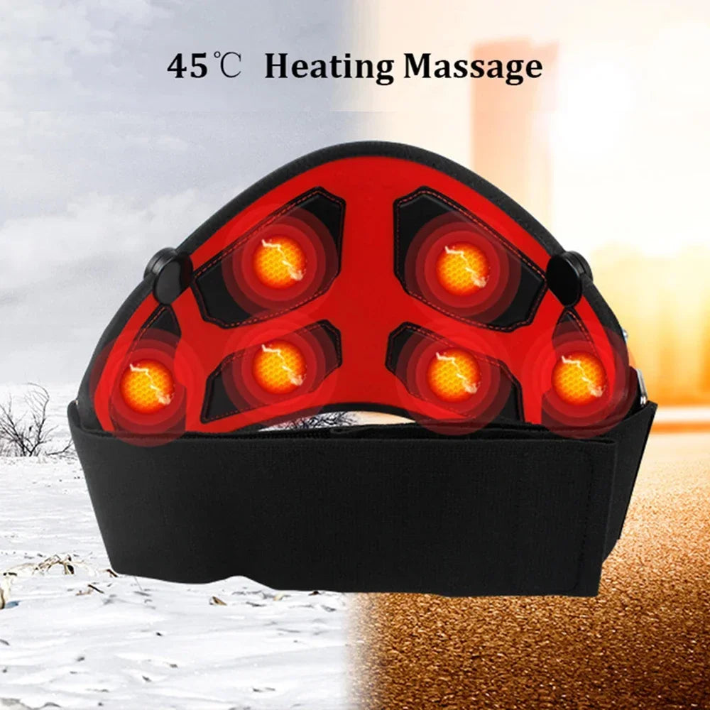 EMS Abdominal Toning Belt Electric Muscle Stimulation Muscle Toner Portable Fitness Massager Waist Trainer Body Slimming Shaping