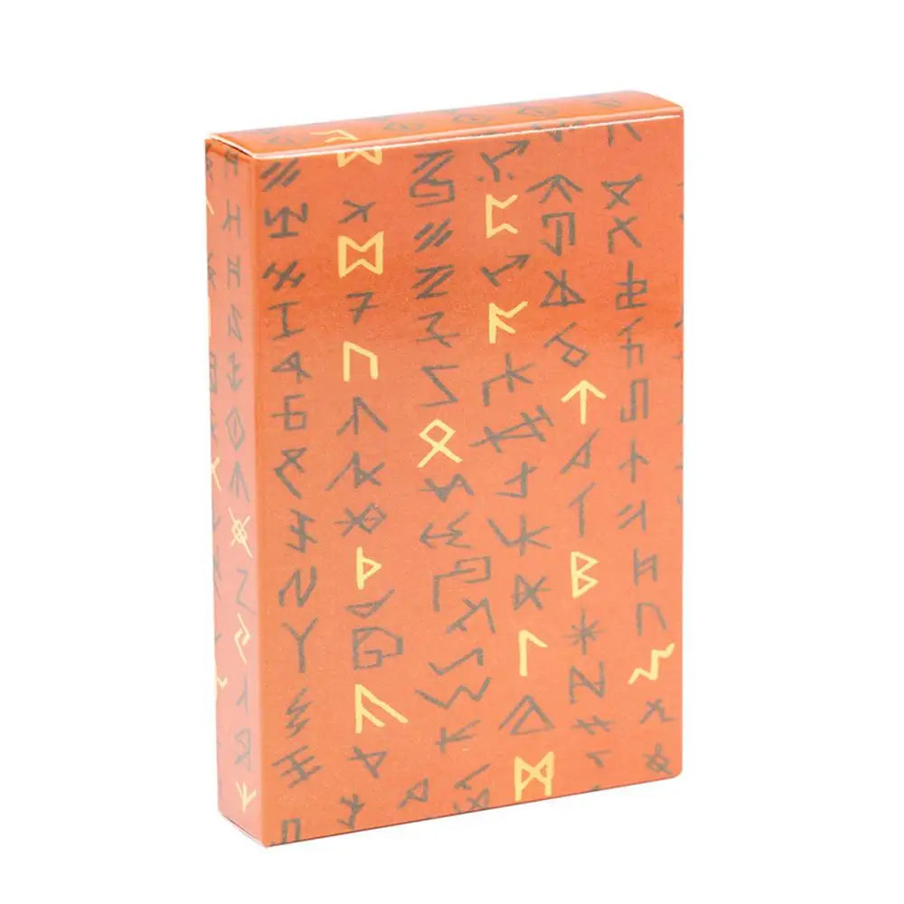 Rune Oracle Deck English Glyphs Oracle Card Colorful Deck Cards Family Party Game Funny Table Game Cute Oracle Cards