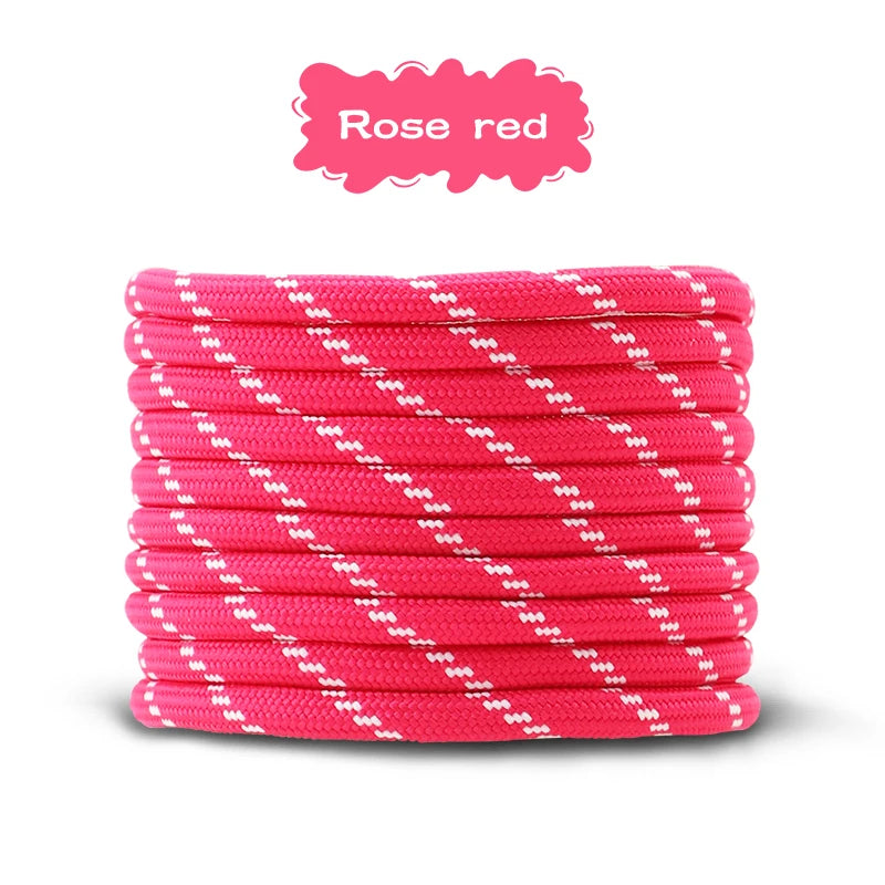 5mm thick Round Shoelace Outdoor Sports Laces Sneaker basketball Shoe Laces length 100/120/140/160cm Shoe accessories 1Pair