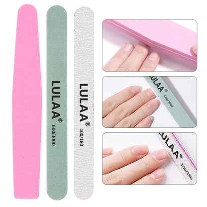 YIKOOLIN Professional Nail Art Kit With LED UV Nail Lamp Gel Curing Machine Electric Nail File Drill Manicure Tools Set