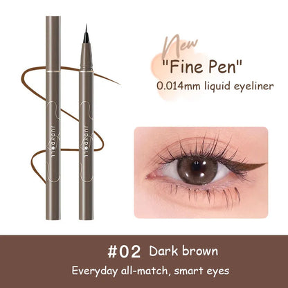 Judydoll New Black Liquid Eyeliner Pencil Waterproof 24 Hours Long Lasting Eye Makeup Smooth Superfine Eye Liner Pen