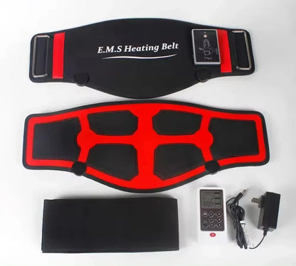 EMS Abdominal Toning Belt Electric Muscle Stimulation Muscle Toner Portable Fitness Massager Waist Trainer Body Slimming Shaping
