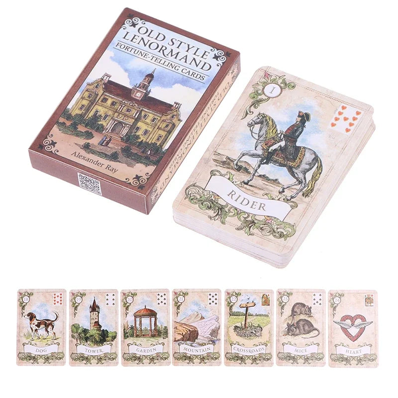 Oracle Cards Old Style Lenormand Oracle Card Tarot Card Party Prophecy Divination Board Game
