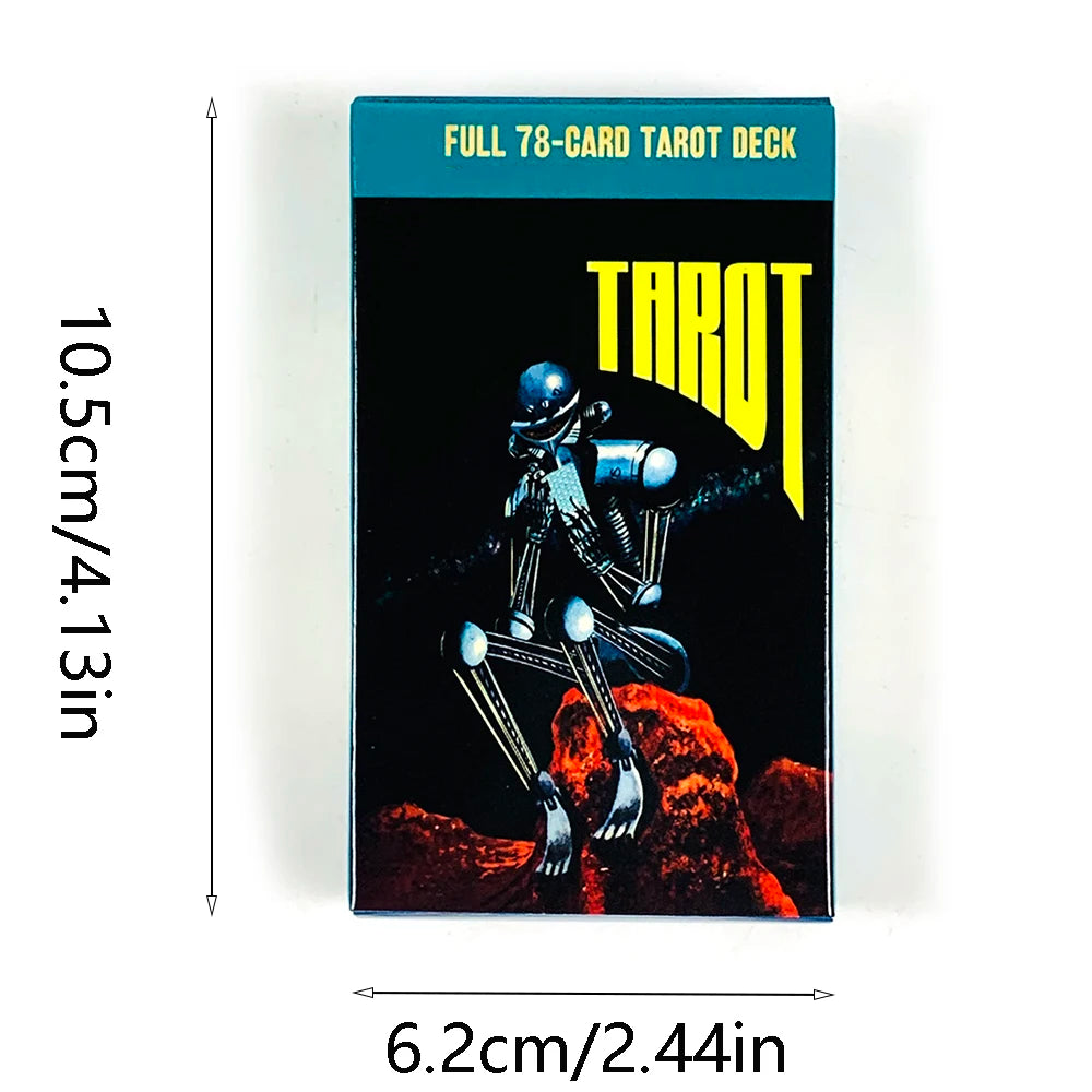 Todd Alcott's Sci-Fi Tarot Cards A 78 Science-Fiction-themed Tarot Deck English Versions Divination Deck Board Playing Game